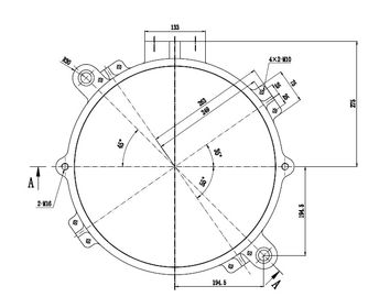 L35MC Gross Weight 45kg Marine Diesel Parts / Liner Water Jacket MAKITA / MITSUI / MAN B&W